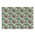 thumbnail image 1 of Tropical Cutting Board, Joyous Exotic Floral Pattern with Plumeria and Hibiscus Flowers and Palm Leaves, Decorative Tempered Glass Cutting and Serving Board, Small Size, Multicolor, by Ambesonne, 1 of 1
