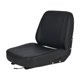 thumbnail image 1 of Asiento de montacargas para vehículo agrícola, confiable, de cuero PU, de repuesto estable. Silla de asiento, 1 of 8