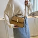 thumbnail image 5 of Monederos y bolsos de cuero sintético, bolsos cuadrados pequeños de mano retro de cuero sintético, 5 of 5