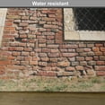 thumbnail image 6 of Ambesonne Rustic Place Mats Set of 4, Old House Door Brickwork, Standard Size, Brown Cream Redwood, 6 of 6