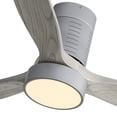thumbnail image 4 of Sofucor 52" Gray Modern Ceiling Fan with Integrated LED Light and Remote Control, 4 of 7
