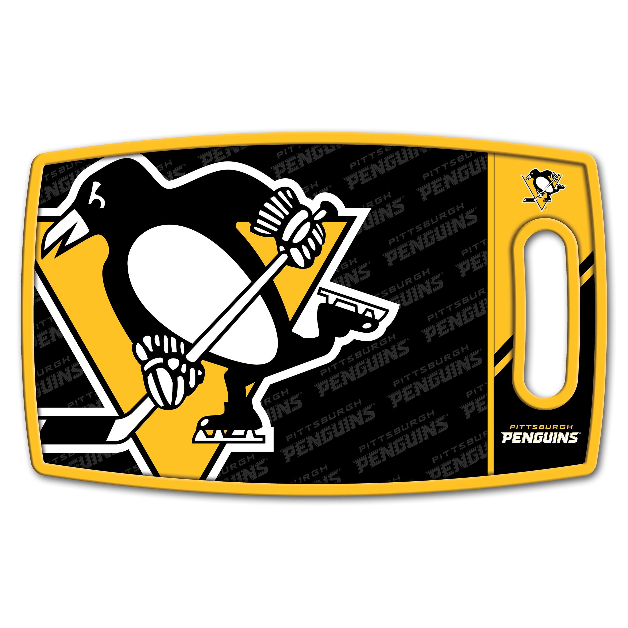 YouTheFan NHL Pittsburgh Penguins Logo Series Cutting Board