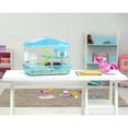 thumbnail image 3 of IRIS USA 587120 2-Level See-Through Plastic Hamster Cage with Wheel, Trans Blue, 3 of 4