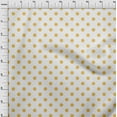 thumbnail image 3 of oneOone Cotton Poplin Yellow Fabric Polka Dots Dots Diy Clothing Quilting Fabric Print Fabric By Yard 42 Inch Wide, 3 of 4
