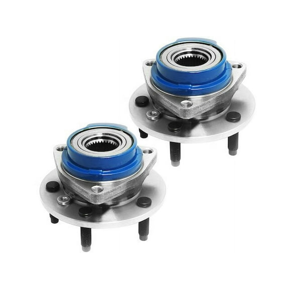 Front Wheel Bearing Hub Assembly Set of 2 - Compatible with 2000 - 2008 Chevy Impala without ABS Brakes 2001 2002 2003 2004 2005 2006 2007
