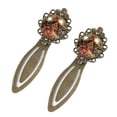 thumbnail image 2 of Bohemia Vintage Copper-Colored Lace Bookmarks: Stainless Steel Reading Accessories and Gifts for Book Lovers and Readers - Set of 2 Bookmarks, 2 of 5