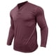 thumbnail image 1 of pstuiky camisetas de manga larga para hombre, Suéter informal de moda para hombre, color liso, manga larga y cuello redondo. camisetas de hombre m, 1 of 6