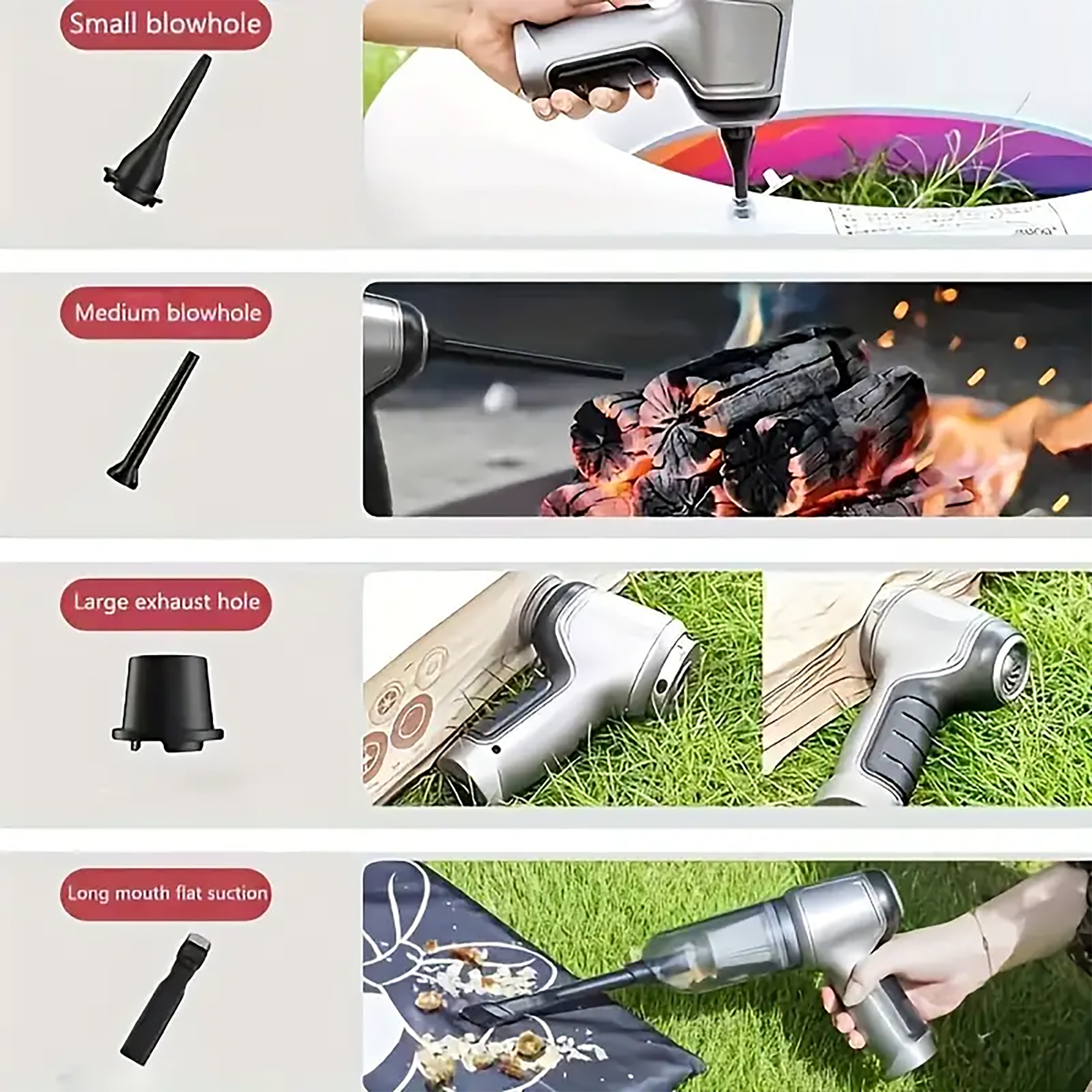 Juyafio Cordless Car Vacuum, 12000Pa, 120W, 60-Min Runtime photo 4