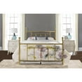 thumbnail image 2 of Hillsdale Furniture Chelsea Modern Metal Panel Bed, Full, Classic Brass, 2 of 3
