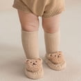 thumbnail image 3 of KelaJuan Baby Girl Winter Sock Shoes Soft Non-slip Cute Cartoon Bears Flats Warm Walking Shoes for Newborn Infant Toddler, 3 of 6