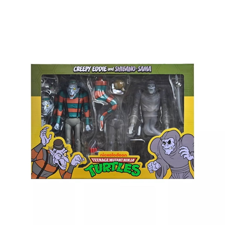 NECA TMNT Creepy Eddie & Shibano Sama Cartoon 2-Pack Action Figure
