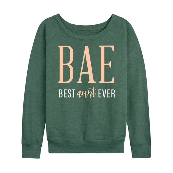 Instant Message - Bae Aunt - Women's Lightweight French Terry Long Sleeve Shirt