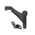 thumbnail image 2 of ZHRBB325U10B Hand Rail Brackets; Zinc 3-1/4" Projection; Oil Rubbed Bronze Finish, 2 of 2