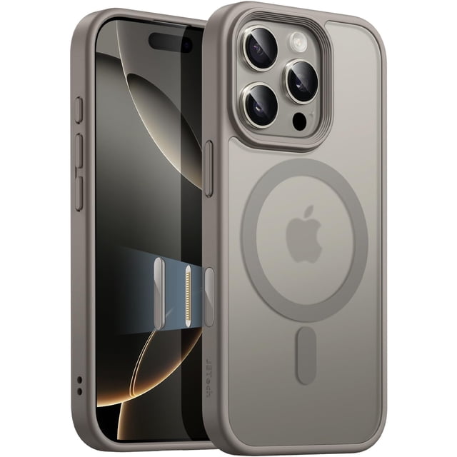 Funda para iPhone 16 Pro Max 6.9" JETech, magnética y resistente a golpes