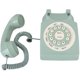 thumbnail image 5 of Teléfono Antiguo para decoración del hogar, teléfono Fijo con Cable clásico, teléfono Retro Europeo clásico, Llamada de Alta definición Verde, botón Transparente Grande, 5 of 5