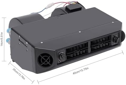 Underdash Evaporator Compressor, 12V A/C Universal Car Heat Cool Air Conditioner Kit, 3 Speed Trucks Under Dash Air Conditioning Evaporator, Replaces BEU-404-100