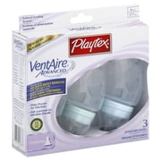 Playtex VentAire Advanced Standard Baby Bottles, 3 count - Colors May Vary
