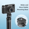 thumbnail image 2 of 91.7-Inch Multi-function Selfie Stick Portable Gimbal Stabilizer with Aluminum Alloy Telescoping Rod 360°Rotatable Ball Head with Anti-shake Handle Phone Clip Tripod Base & Remote Control Compatible, 2 of 9