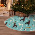 thumbnail image 5 of Fotbe Cute Dog Pattern Christmas Tree Skirt, Tree Skirts Plush Christmas Decorations, Christmas Tree Skirts Xmas Decorations Holiday Party Decor-48", 5 of 6