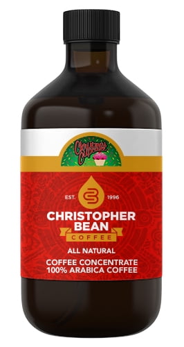 Christmas Cupcake Cold Brew, Iced Coffee, Hot Coffee Christopher Bean Liquid Java (4 Ounce Bottle) Makes 12-16 Cups