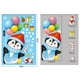thumbnail image 1 of Pegatinas de ventana de copo de nieve de Navidad, pegatina de pared de vidrio de puerta electrostática, Feliz Navidad, Papá Noel, muñeco de nieve, alce, 1 of 4