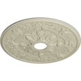 thumbnail image 3 of 30 7/8"OD x 3 5/8"ID x 1 3/8"P Rose Ceiling Medallion Clear Yellow Finished, 3 of 5