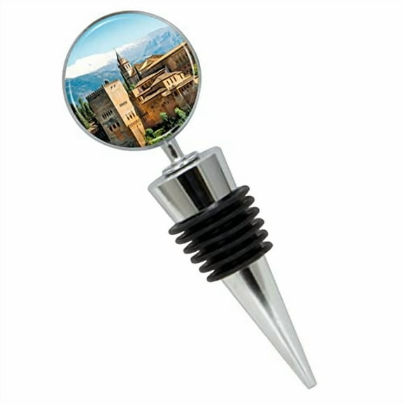 Alhambra Grandada Spain Wine Bottle Stopper In Gift Box, Perfect For House Warming Gift
