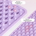 thumbnail image 6 of Tgbvmt Silicone Acupressure Massage Mat Double Sided Non Slip Washable Hanging Hole Storage Mat for Home Healthcare Fitness Recovery Office Decompression Plantar Fasciitis Relief Foot Acupressure Mat, 6 of 6
