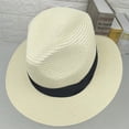 thumbnail image 4 of Jumpingount Sombrero para el sol Sombrero de bombín Accesorio de ropa Transpirable Niños Adultos Sombrero de verano Sombrero de paja Sombrero de pescador Sombreros Leche blanca Jumpingount AP012011-03, 4 of 6