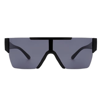 NEW PHILIPP PLEIN SHIELD RIMLESS SUNGLASSES SPP029M 0568 GUNMETAL WOMEN EYEWEAR Philipp Plein Gunmetal Shield Men main image 3