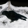 thumbnail image 2 of LIWEN Accessoire Corbeau Fait Main Forme de Corbeau Support Noir pour Extérieur, 2 of 8