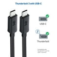 thumbnail image 5 of Cable Matters USB C to USB C Monitor Cable with 4K 60Hz Video Resolution, 100W Power Delivery, and 5Gbps USB-C 3.1 Gen 1 Data Transfer - 6 ft, 1.8m, 5 of 7