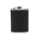 thumbnail image 2 of 6 7 8 9Oz Hip Flask Stainless Steel Whiskey Flask Wine Bottle With Black Leather Alcohol Flagon Bottle Travel Drinkware For Gift, 2 of 11