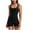 Black, variant on Womens Bodysuit Backless V Back Scrunch Stretch Shorts Jumpsuit Rompers $15 & Under Shorts