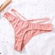 thumbnail image 3 of Gibobby Ropa interior sexy para mujer Tangas sin costuras para mujer Ropa interior Dama Cintura Tanga Tangas Color sólido(Rosa,M), 3 of 4