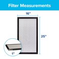 thumbnail image 4 of Filtrete™ Premium Allergen & Ultrafine Particles Filter EAX01DC-6-CA, 2500 MPR, 16 in x 25 in x 1 in (40.6 cm x 63.5 cm x 2.5 cm), 4 of 5