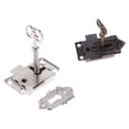 thumbnail image 4 of 2 Pcs Cabinet Door Lock Antique Cupboard Lock Decorative Furniture Lock with Key, 4 of 7