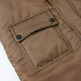 thumbnail image 6 of Boys Winter Hooded Parka Jacket with Faux Fur Trim Detachable Hood Zipper Closure Multiple Pockets Windproof Outerwear, 6 of 7
