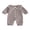 Coffee, variant on Loicainy Infant Baby Girl Plaid Romper 3 6 9 12 18 Month Casual Button Down Doll Collar Long Sleeve Infant Jumpsuit