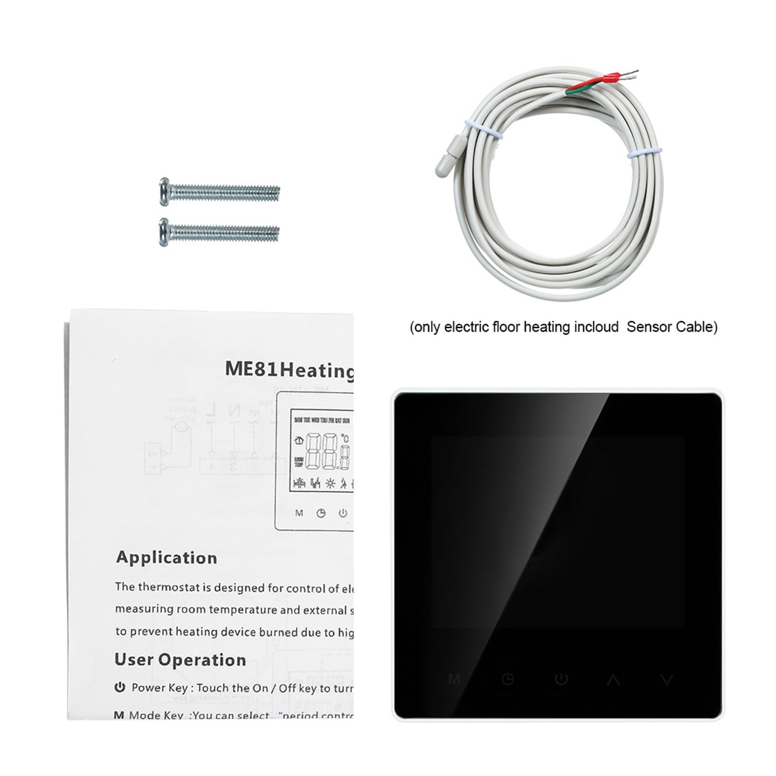 Tuya Smart Thermostat, Electric Floor Heating Water/Gas Boiler Temperature Remote Controller