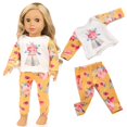 thumbnail image 4 of Set de ropa para muñecas ZQDOLL para muñeca americana de 18 pulgadas con 19 piezas, 4 of 9