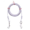 thumbnail image 1 of POINTERTECK Double-headed Pet Leash Long Steel Wire Chain for Outdoor Dogs Supplies, 1 of 6