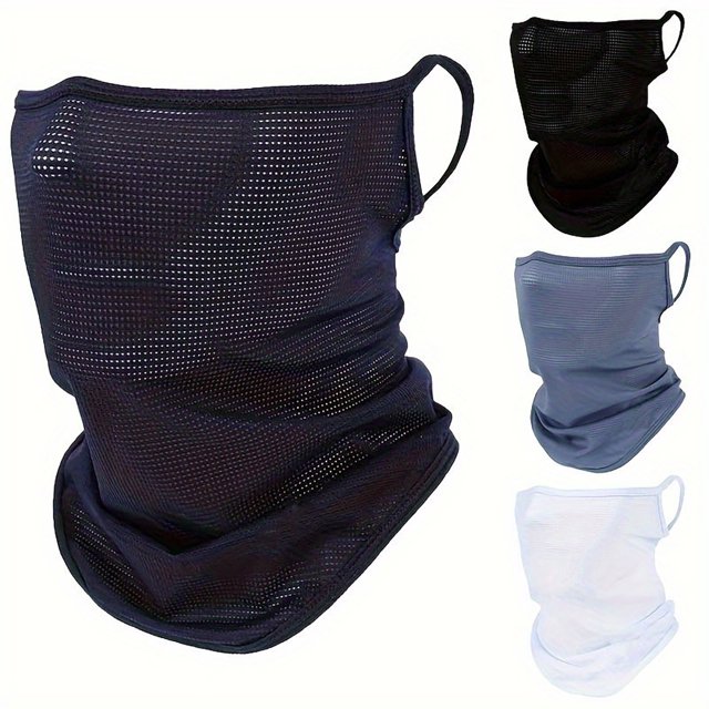 mfyjkho Máscara de ciclismo transpirable y resistente al viento con bufanda, forro para casco para deportes de senderismo al aire libre, tejido de secado rápido, protección multifuncional, 1 pieza