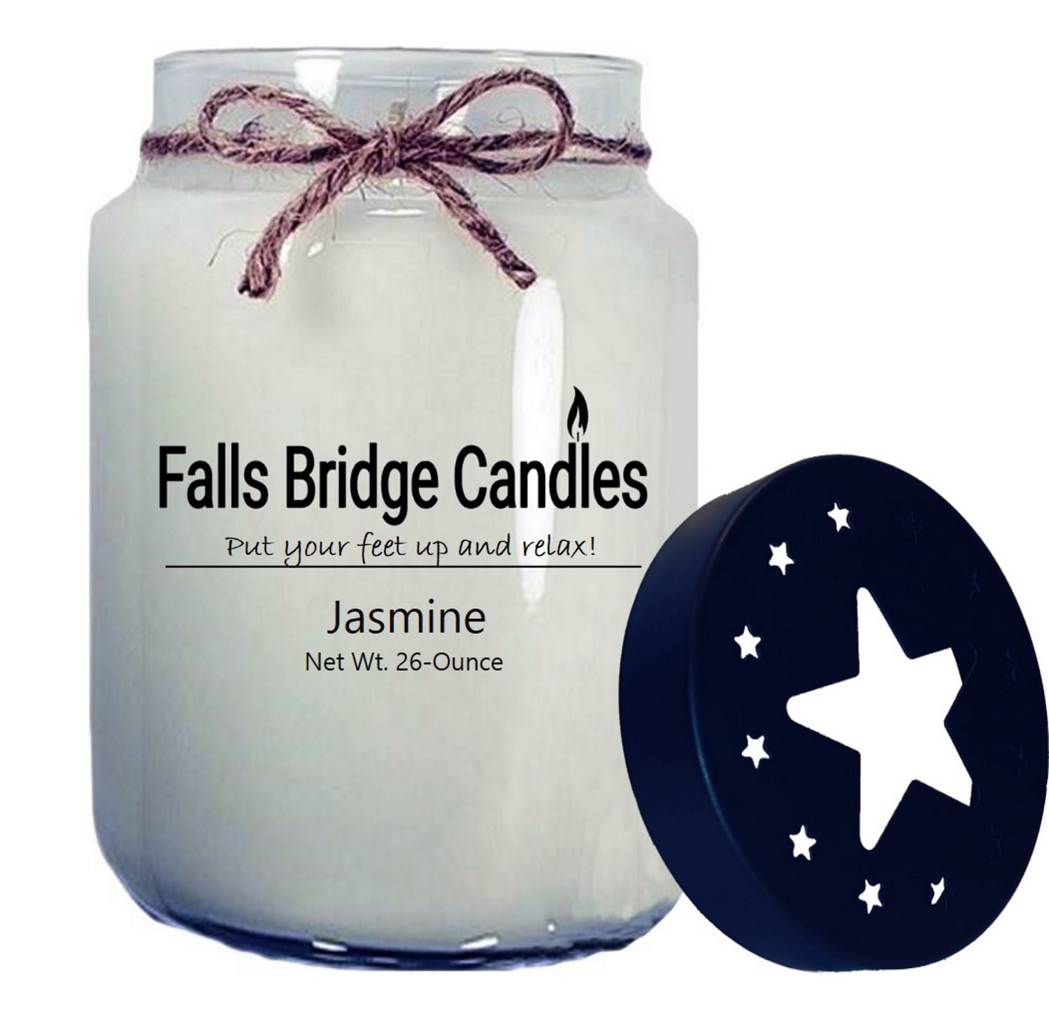 is genoeg Panorama Leerling Falls Bridge Candles - Jasmine, 26 Ounce Scented Jar Candles - Walmart.com