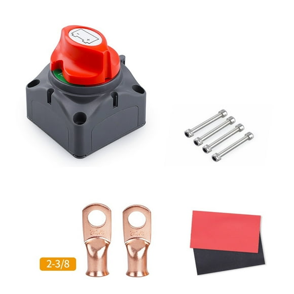 DC 12V-60V 100A-300A Selector Isolator Disconnect Switch On-Off Rotary Switchs Cut Car RV Boat Marine Battery ,Wide Use