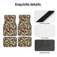 thumbnail image 4 of Vsdgher Skulls1 Car Foot Mat Set of 4 Pieces Universal Floor Liner Car Accessories Fits Most Cars, Trucks, Vans, sedans, SUV, 4 of 7