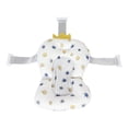 thumbnail image 2 of Cojín flotante para baño de bebé, almohadilla ajustable para asiento de baño infantil, almohada para bañera, patrón de corona blanca, 2 of 14