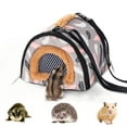 thumbnail image 4 of Portable Guinea Pig Travel Bag, Small Animals Pig Hamster Bag with Strap Breathable Portable, A_Gray 1 Portable Guinea Pig Travel Bag, By Meiiso, 4 of 7