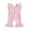 Pink, variant on BemeyourBBs Toddler Baby Girl Summer Clothes Infant Baby Girls Waffled Romper Overalls One Piece Outfit Ruffled Flying Sleeve Backless Solid Color Flared Pants Jumpsuit 6 12 18 24 Months 2 3 4 Years