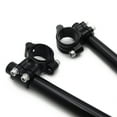 thumbnail image 3 of HTTMT- 41mm Fork Clip-ons Handle Bar Riser Regular Black CNC Compatible With Yamaha R1 1998-2011 [See Fitment], 3 of 7